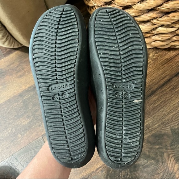 CROCS At Work Iconic Comfort Ballet Flats Black Women's 8 Nurse - Picture 3 of 4